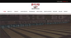 Desktop Screenshot of big20bowling.com